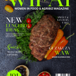 Green White Modern Food Magazine Cover 1